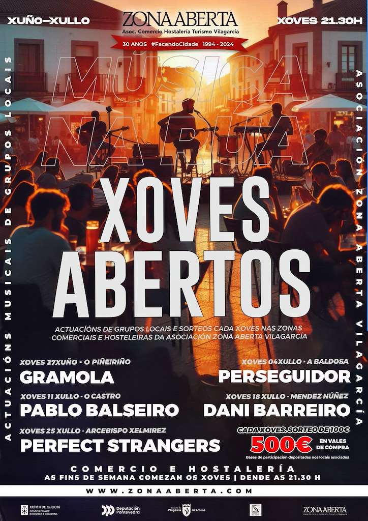 Xoves Abertos (2024) en Vilagarcía de Arousa