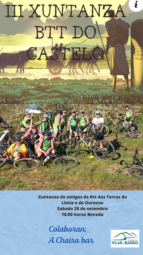 III Xuntanza Btt do Castelo (2024) en Bóveda