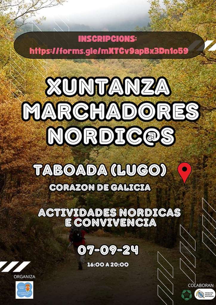 Xuntanza Marchadores Nórdicos (2024) en Taboada