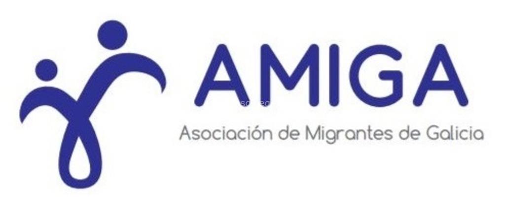 logotipo Asociación de Migrantes de Galicia - AMIGA