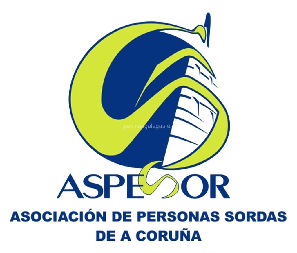 logotipo ASPESOR - Asociación de Personas Sordas de La Coruña