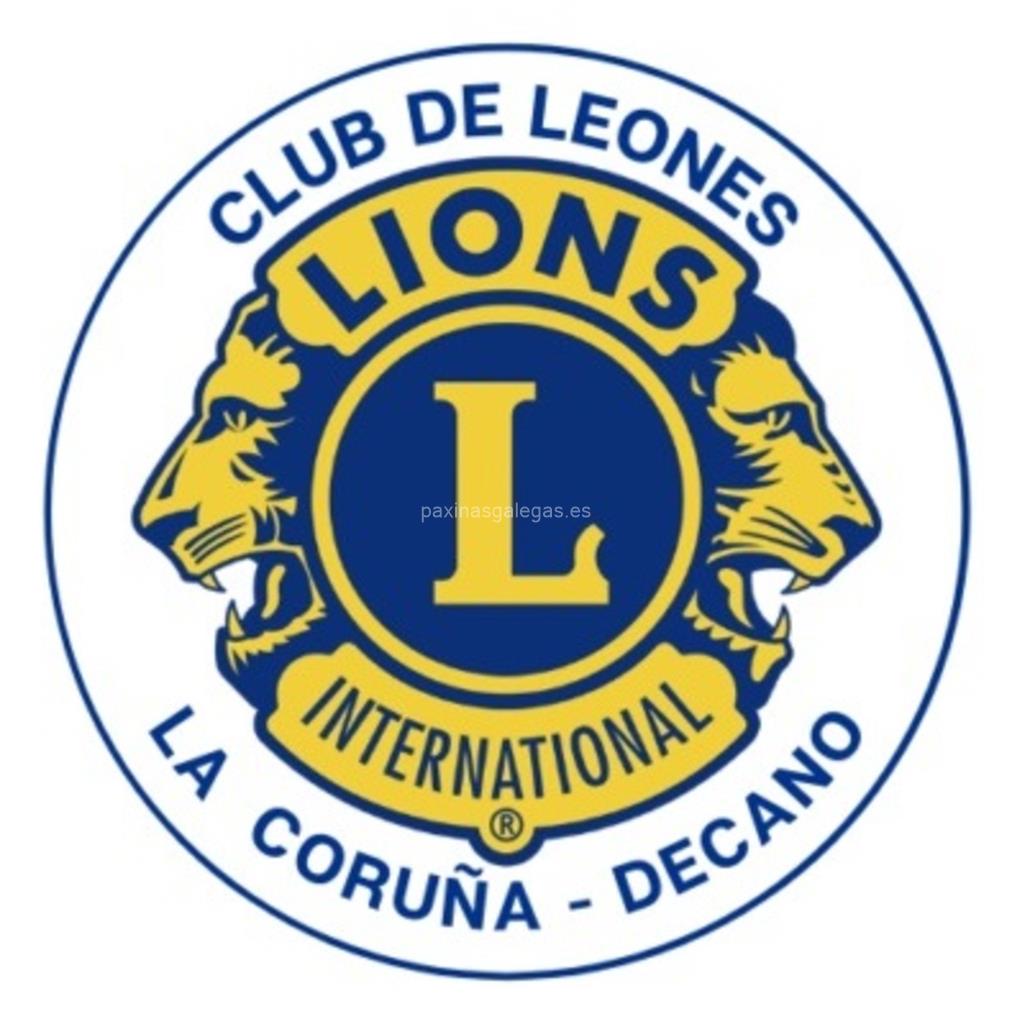 logotipo Club de Leones la Coruña Decano