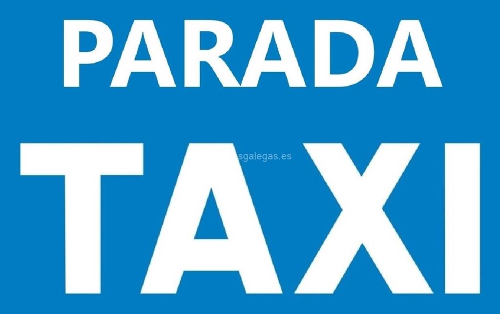 logotipo Parada Taxis de Zas