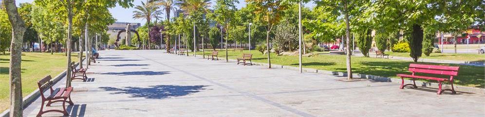 Plazas, jardines y parques en Galicia