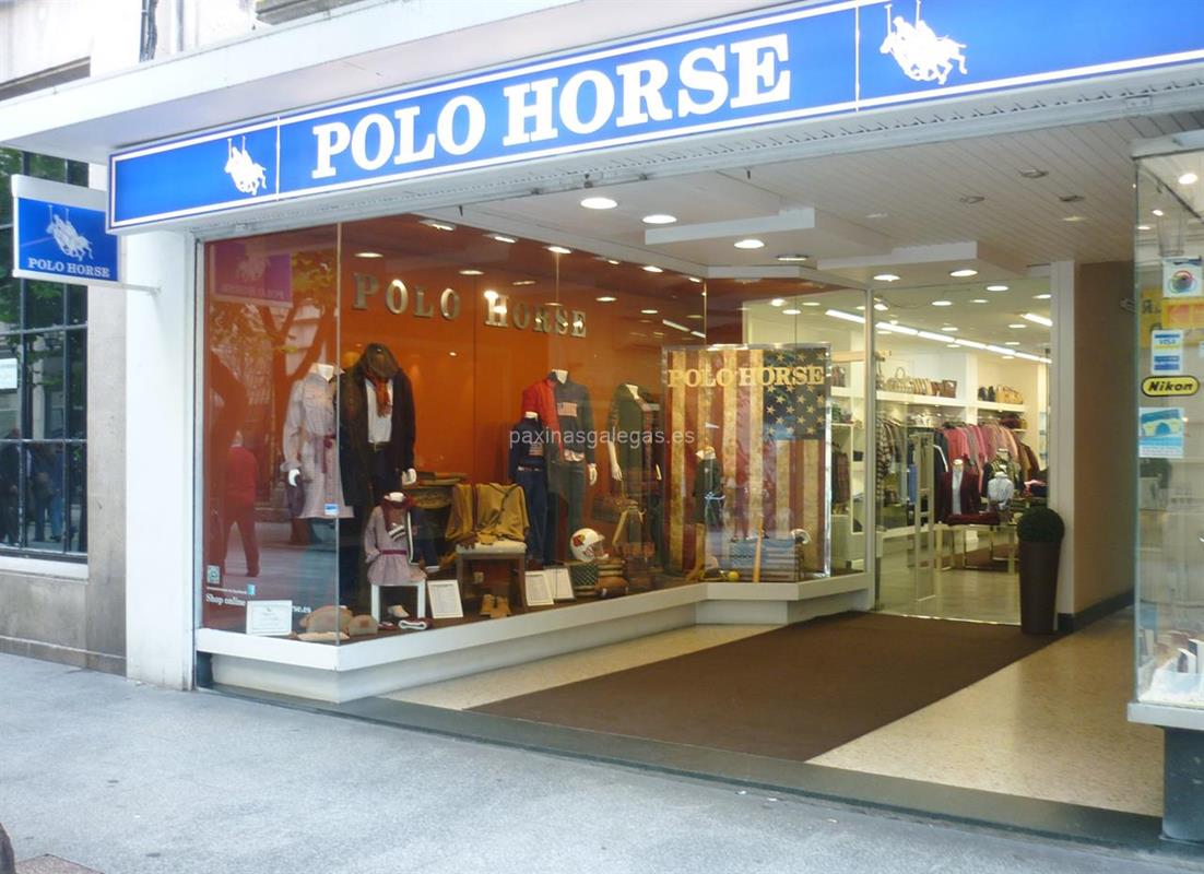 polo horse hombre