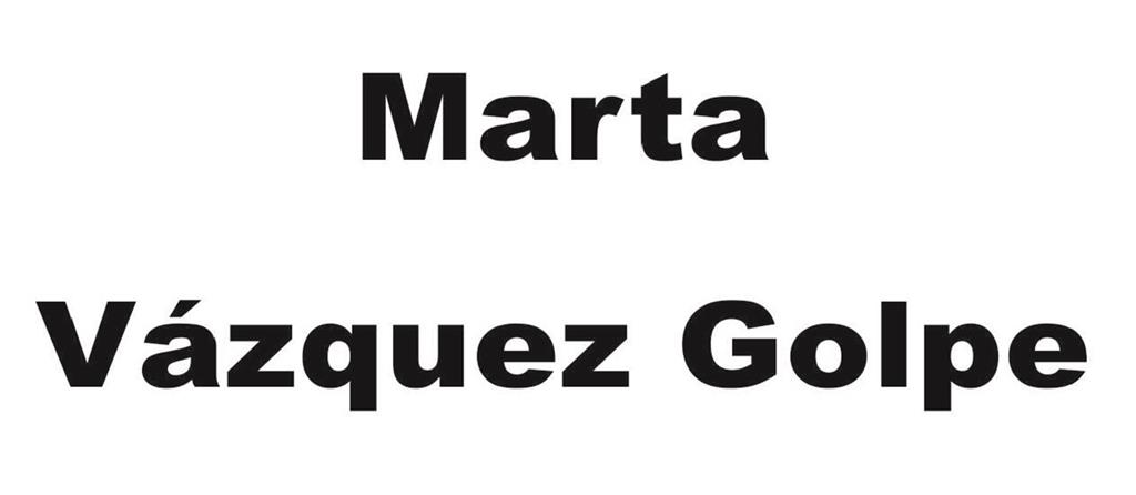 logotipo Vázquez Golpe, Marta